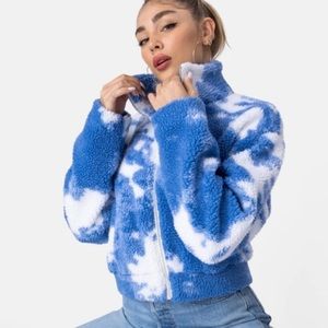 Adika sky fur jacket